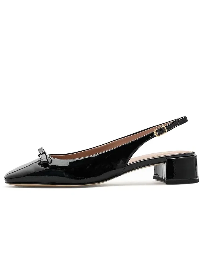 Туфли Patsy Bow Slingback Pumps Cole Haan — изображение 4 из 4, черный