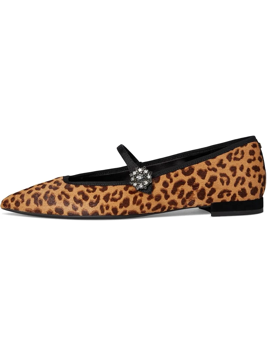 Женские балетки Birdies Goldfinch 15 Mary Jane Calf Hair, Leopard — изображение 4 из 7, леопардовый