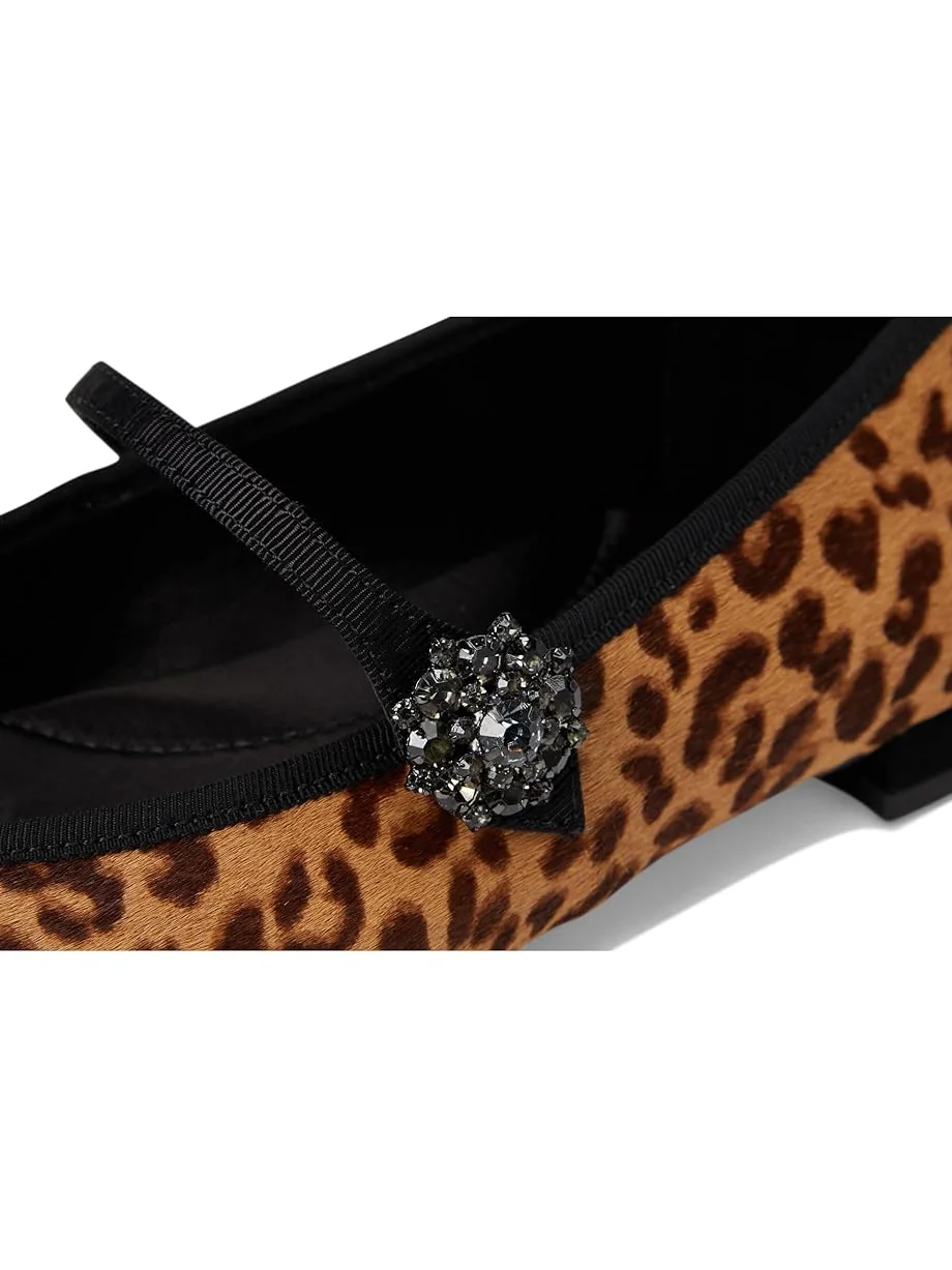 Женские балетки Birdies Goldfinch 15 Mary Jane Calf Hair, Leopard — изображение 6 из 7, леопардовый