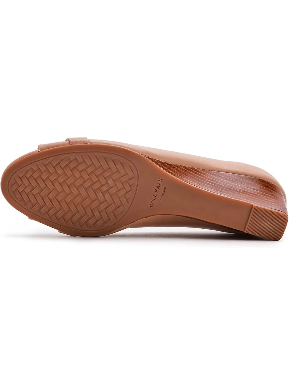Женские туфли Cole Haan Go-To Malta Peep Toe Bow — изображение 5 из 7, песочный