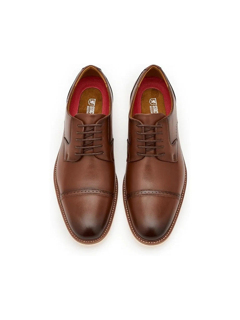 Мужские оксфорды Stacy Adams Vogel Cap Toe — изображение 2 из 7, коричневый