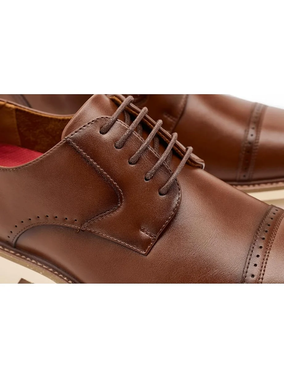 Мужские оксфорды Stacy Adams Vogel Cap Toe — изображение 6 из 7, коричневый