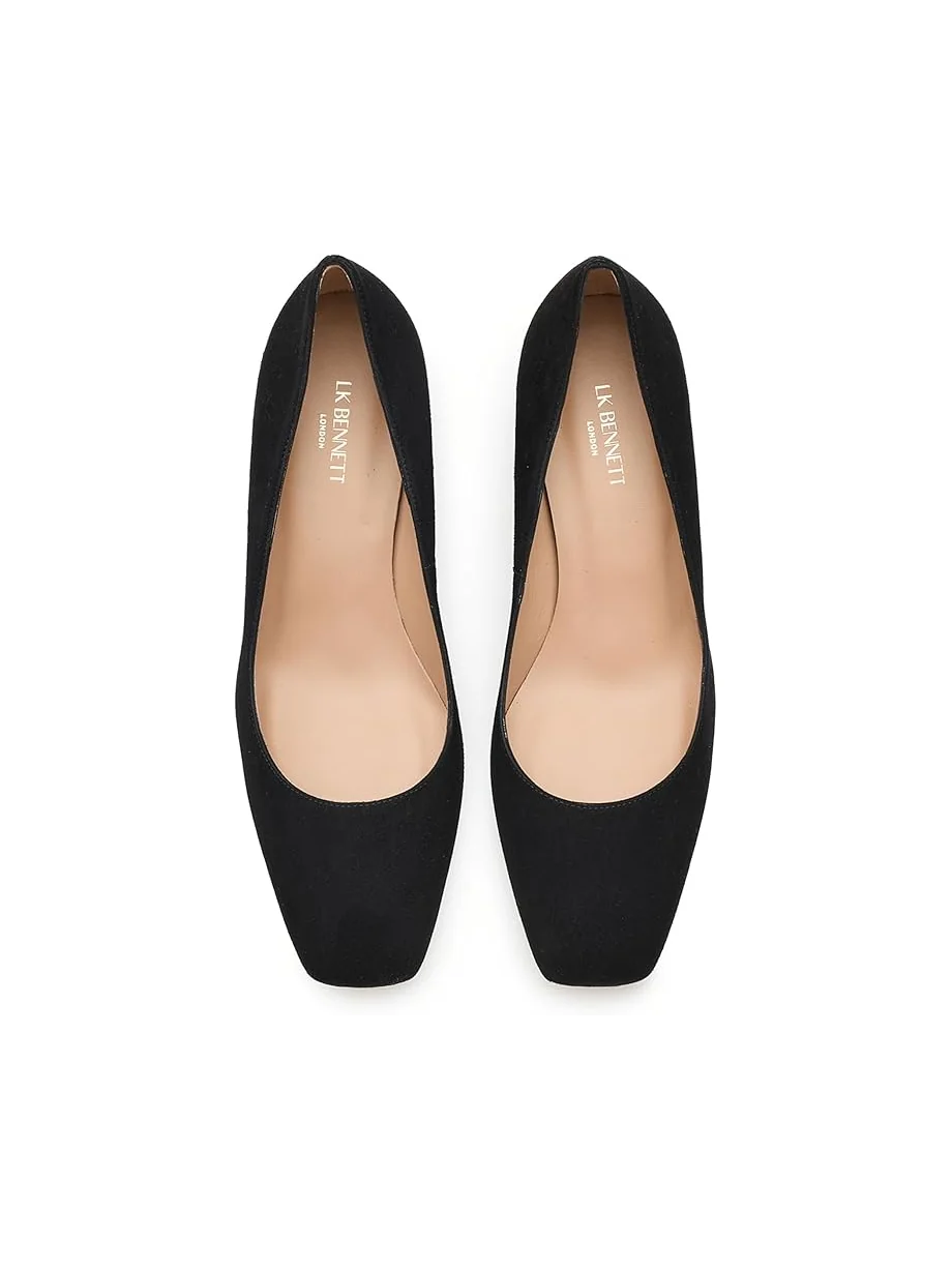 Женские туфли-лодочки LK Bennett Sally Square Toe Courts — изображение 2 из 7, черный