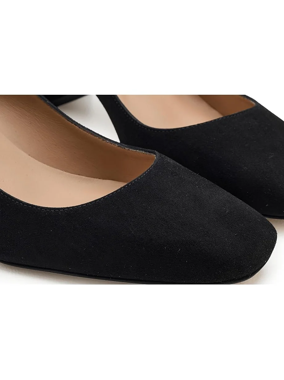 Женские туфли-лодочки LK Bennett Sally Square Toe Courts — изображение 6 из 7, черный