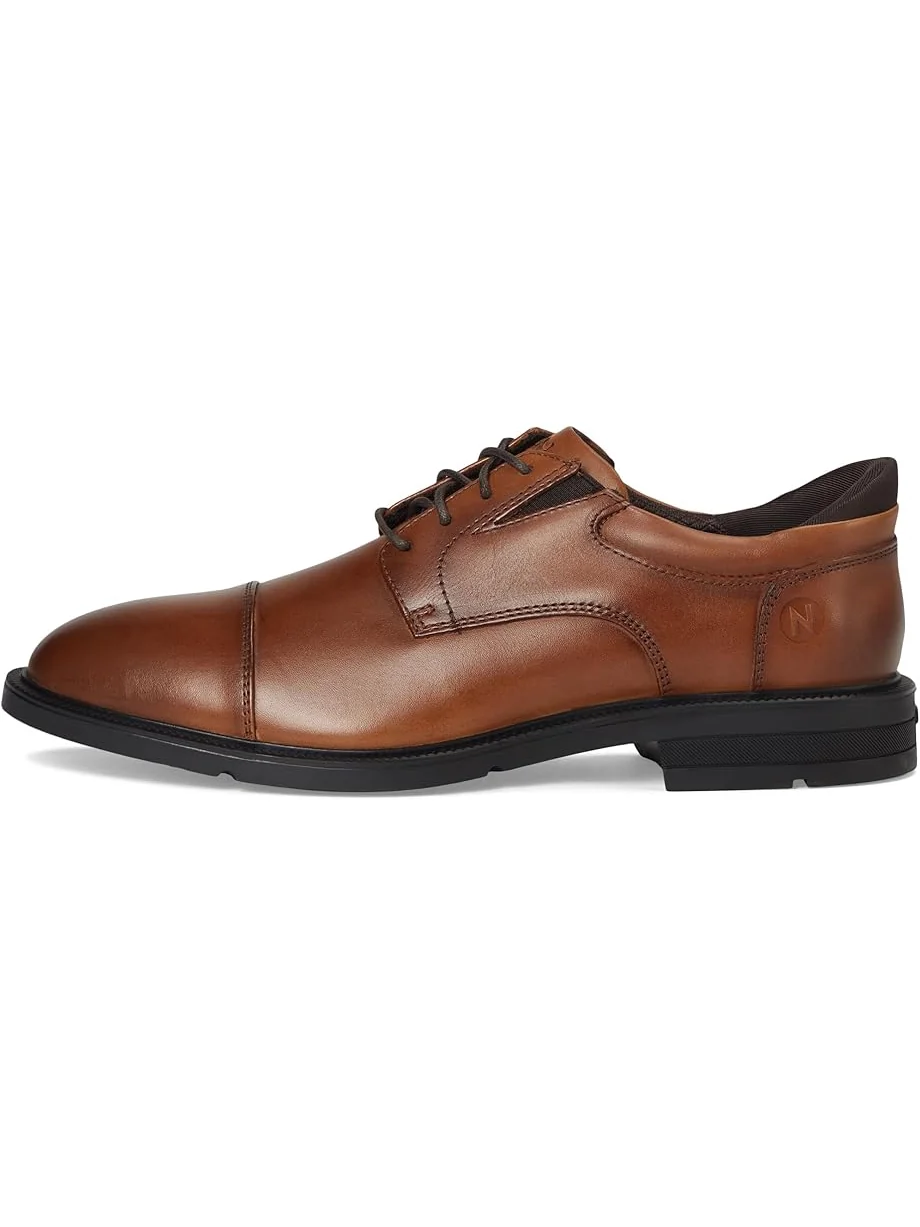 Мужские оксфорды Nunn Bush Kore Icon Cap Toe Oxford Easy-On Easy-Off Dress Casual — изображение 4 из 7, коричневый