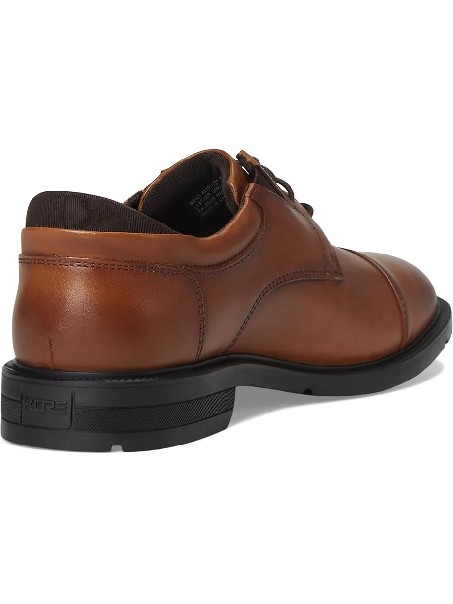 Мужские оксфорды Nunn Bush Kore Icon Cap Toe Oxford Easy-On Easy-Off Dress Casual — изображение 5 из 7, коричневый