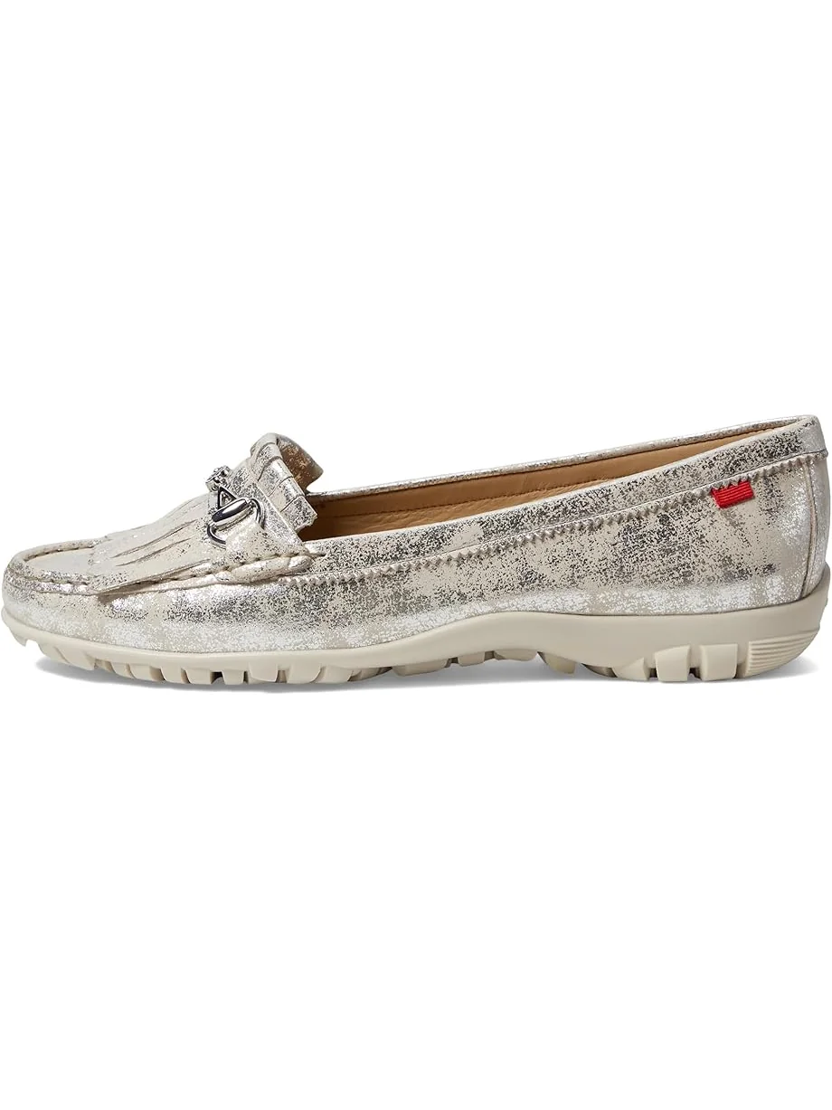 Женские лоферы Marc Joseph New York Lexington Golf — изображение 4 из 6, серебристый