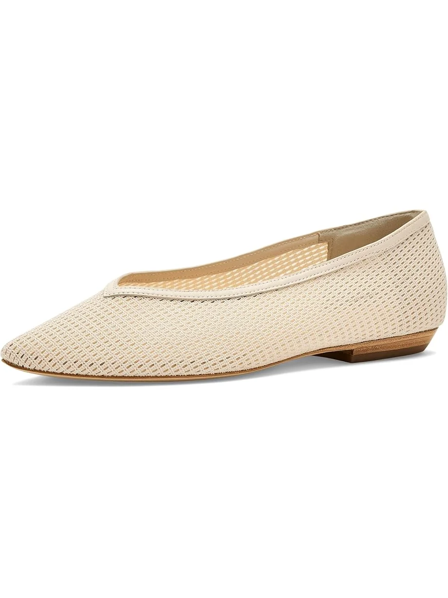 Женские балетки Veronica Beard Bancroft Mesh Ballerina/Skimmer — изображение 1 из 7, экру