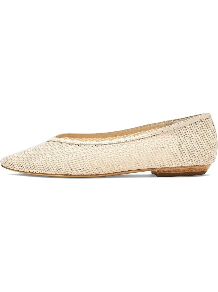Женские балетки Veronica Beard Bancroft Mesh Ballerina/Skimmer — изображение 4 из 7, экру