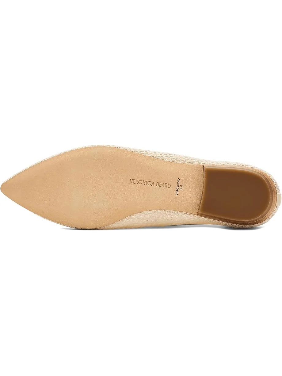 Женские балетки Veronica Beard Bancroft Mesh Ballerina/Skimmer — изображение 5 из 7, экру