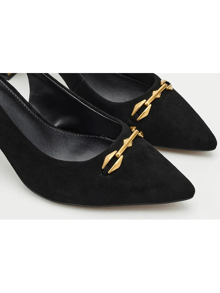 Женские туфли-лодочки Vince Camuto Hamden Link Slingback — изображение 6 из 7, черный