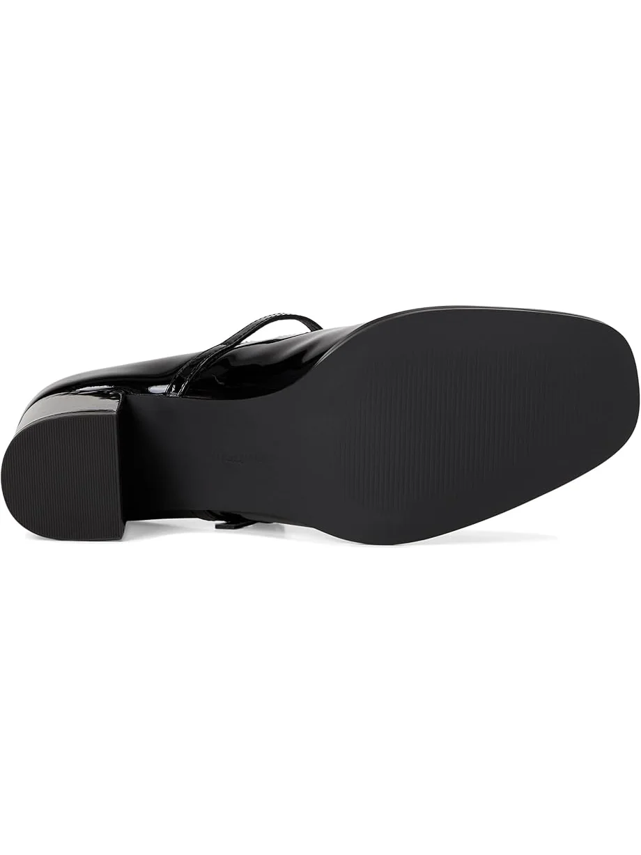 Женские балетки Madewell Greta 60 mm - Patent — изображение 3 из 7, черный
