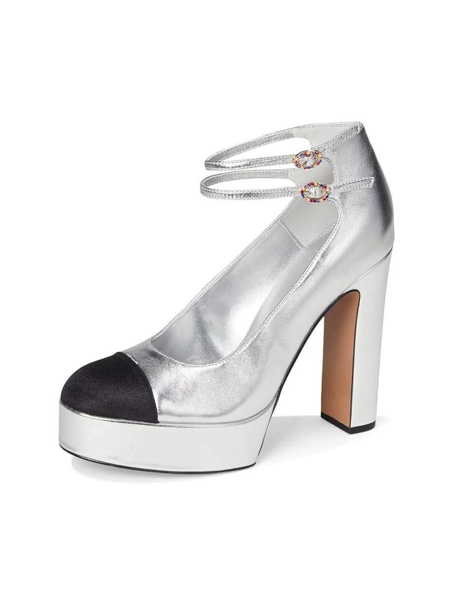 Женские туфли Steve Madden Peyton — изображение 7 из 7, серебристый