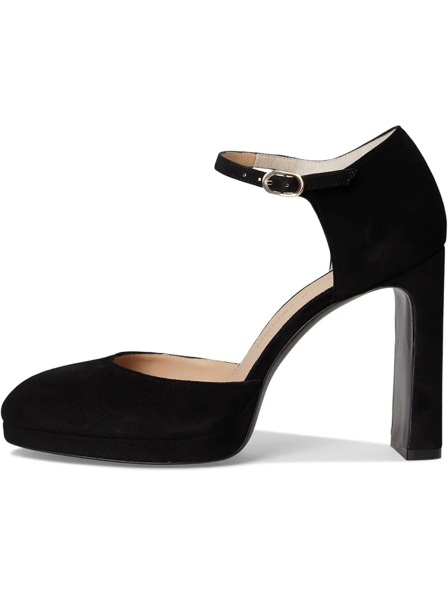 Женские туфли Stuart Weitzman Babette Platform на каблуке — изображение 4 из 7, черный
