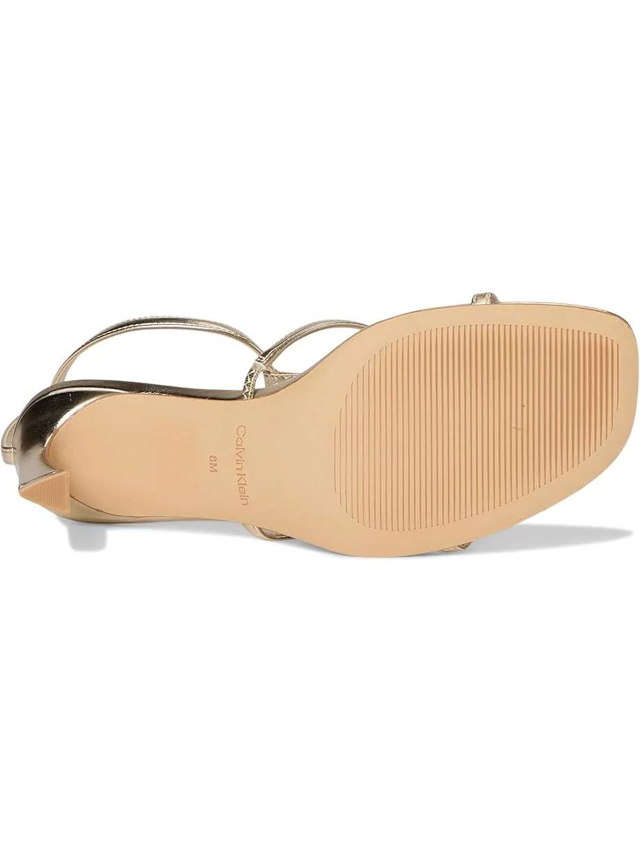 Босоножки женские Calvin Klein Pelara — изображение 3 из 7, золотой