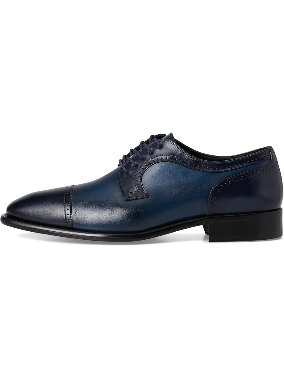 Мужские оксфорды Johnston & Murphy Collection Cormac Cap Toe — изображение 4 из 7, темно-синий