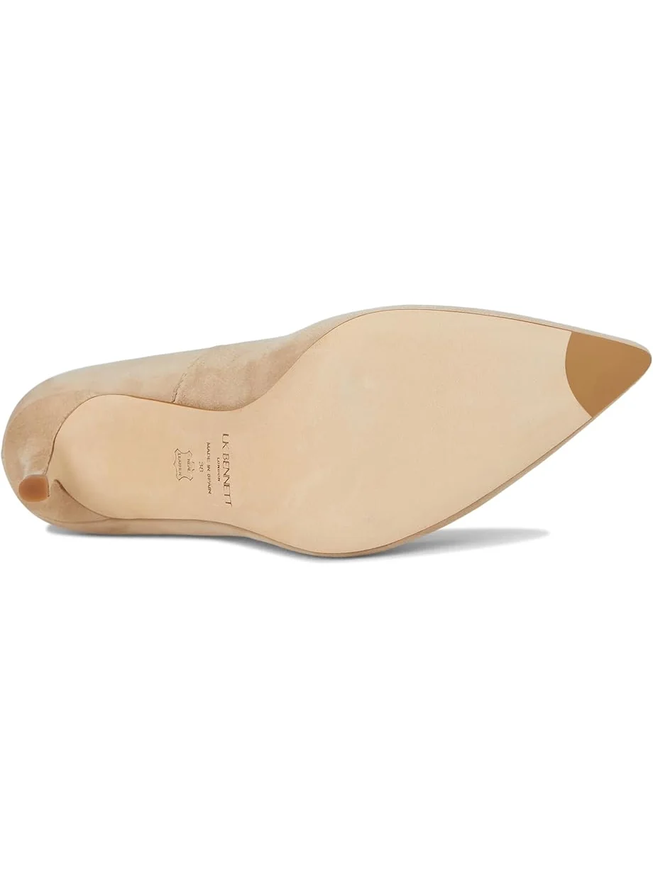 Женские балетки LK Bennett Fern Pointed Toe Courts — изображение 3 из 7, хаки