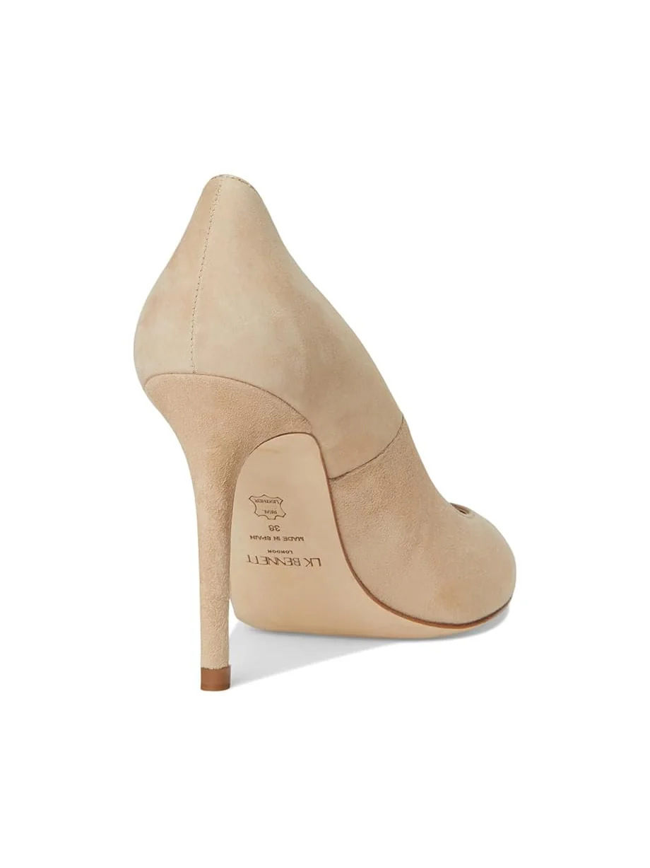 Женские балетки LK Bennett Fern Pointed Toe Courts — изображение 5 из 7, хаки