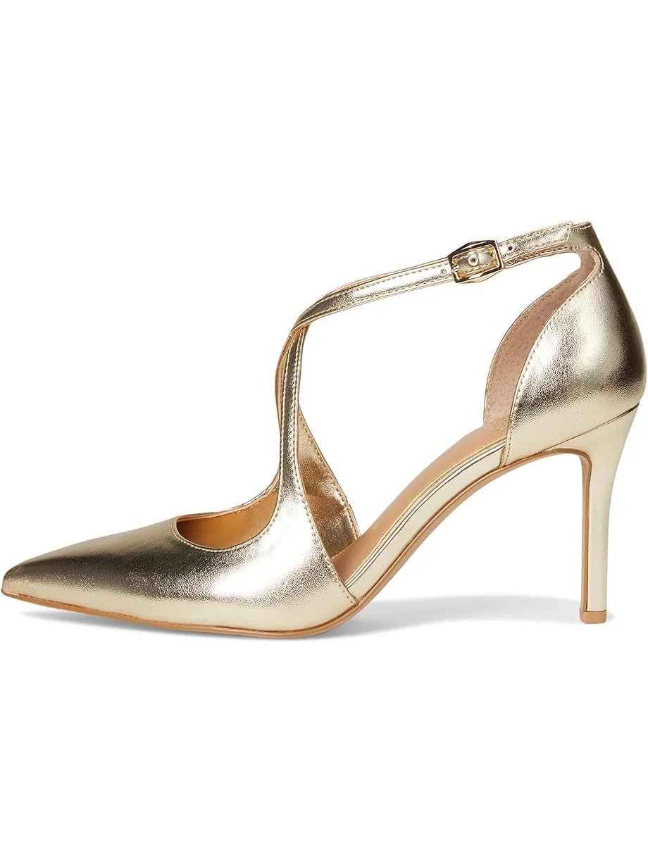 Женские туфли-лодочки на высоком каблуке Vince Camuto Noreta — изображение 4 из 7, золотистый