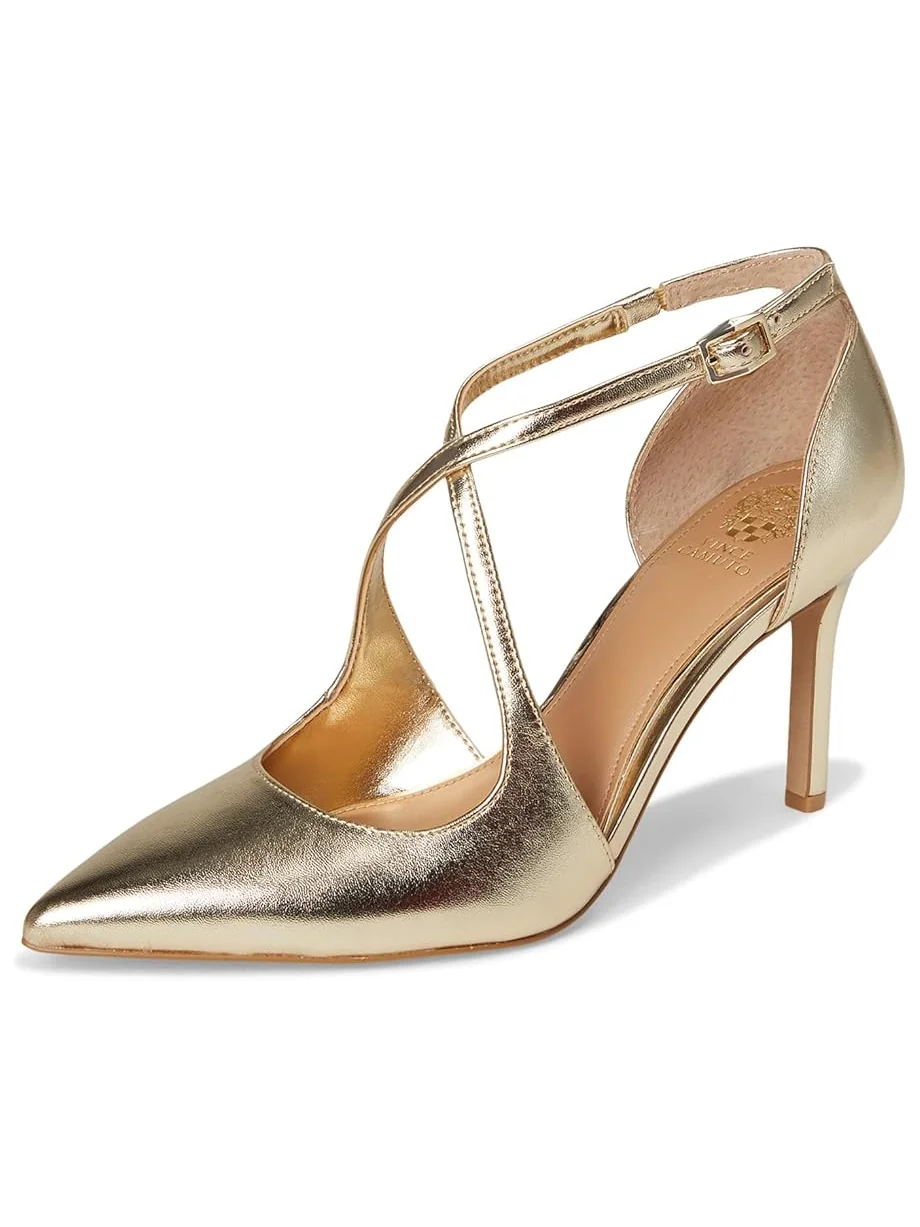 Женские туфли-лодочки на высоком каблуке Vince Camuto Noreta — изображение 7 из 7, золотистый
