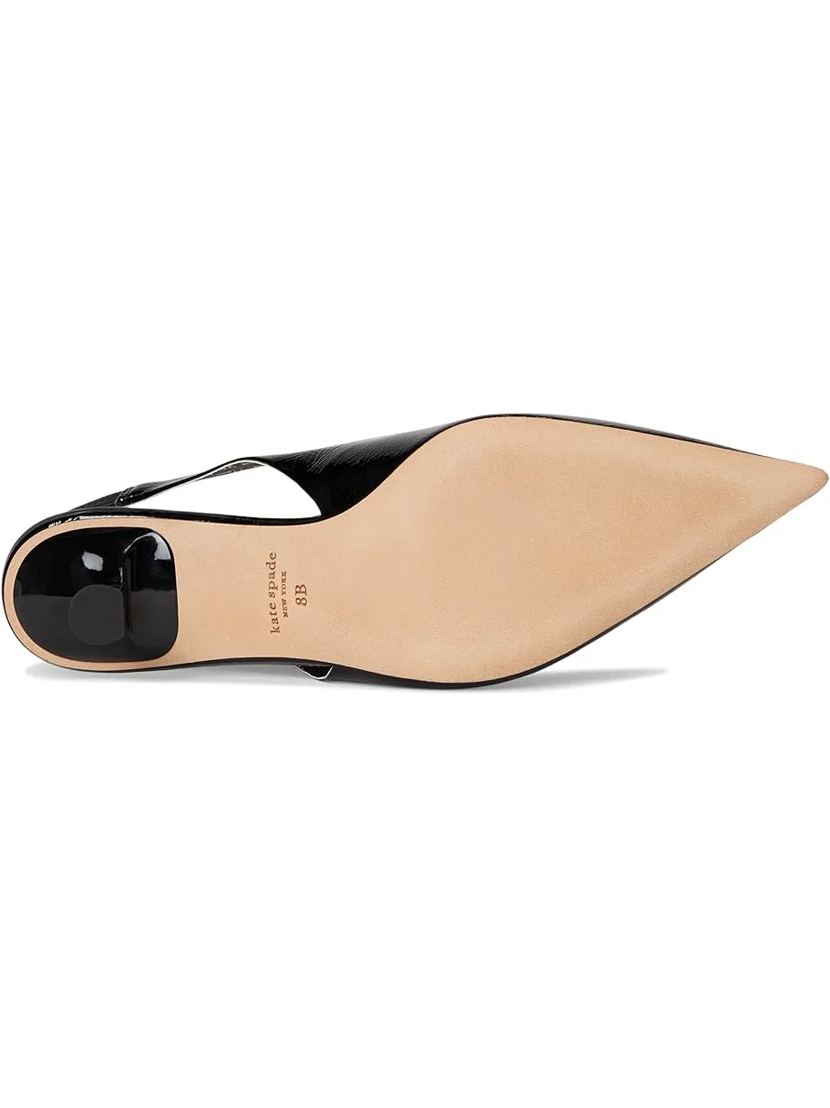 Женские туфли-лодочки Kate Spade New York Lover Slingback Kitten Heel — изображение 3 из 7, черный