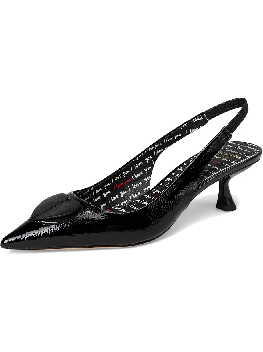 Женские туфли-лодочки Kate Spade New York Lover Slingback Kitten Heel — изображение 7 из 7, черный