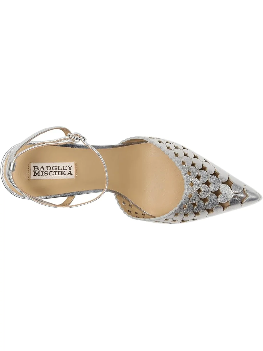Женские туфли Badgley Mischka Omelia — изображение 2 из 7, серебристый металлик