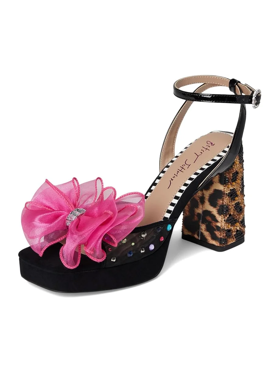 Женские туфли на каблуке Blue by Betsey Johnson Palloma — изображение 7 из 7, черный мульти