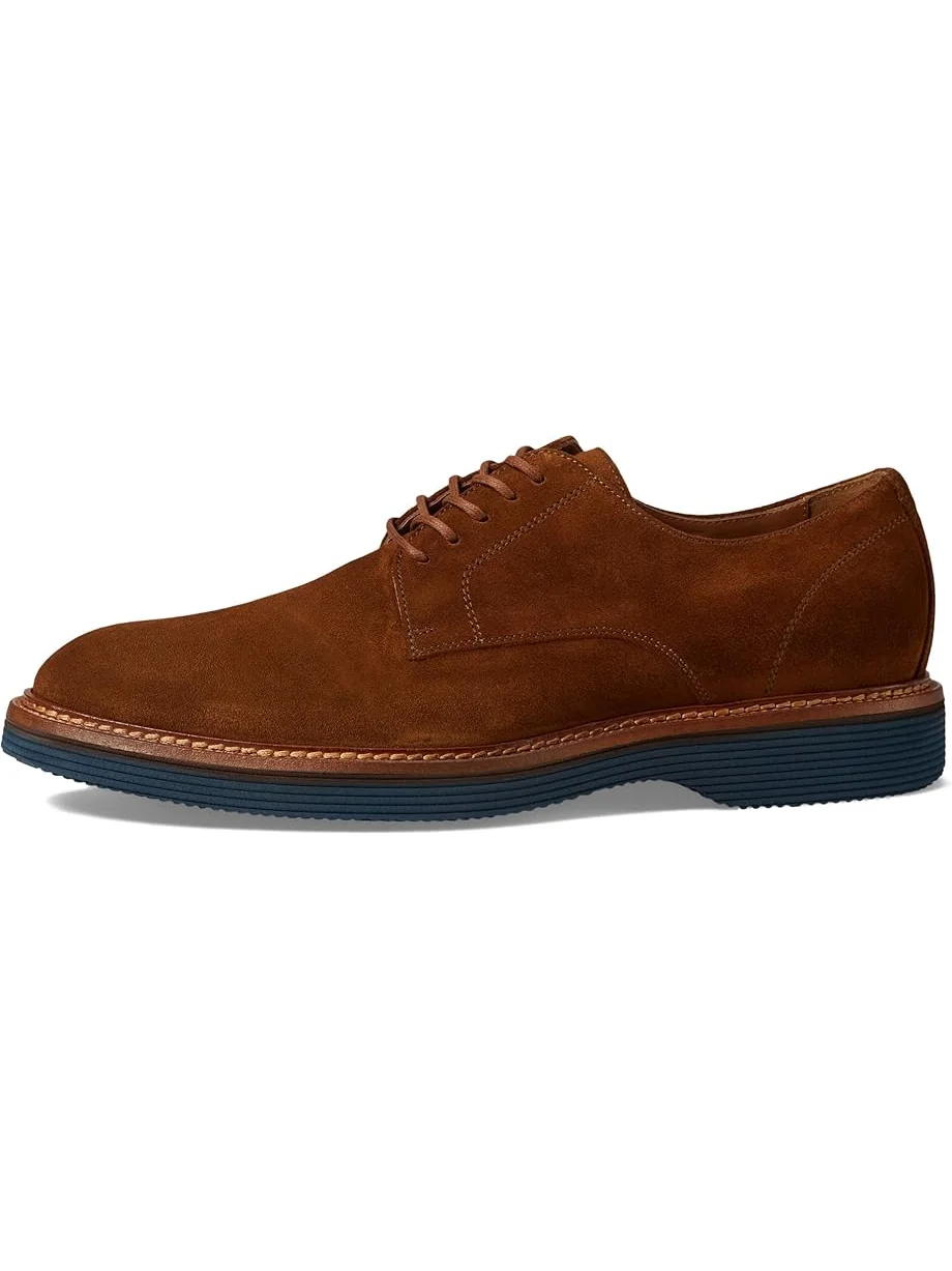 Мужские оксфорды Johnston & Murphy Collection Jenson Plain Toe, Snuff European Suede — изображение 4 из 6, бежевый