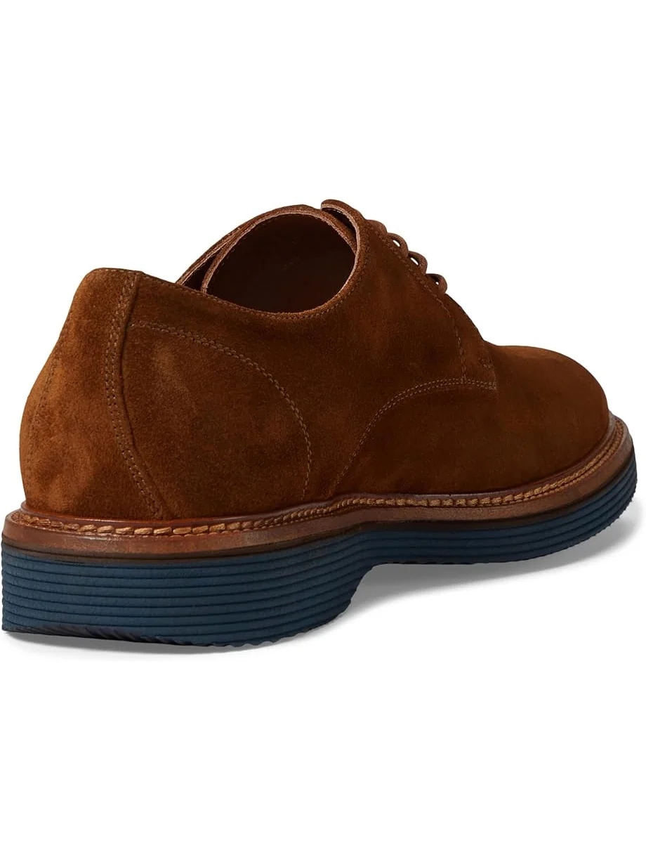 Мужские оксфорды Johnston & Murphy Collection Jenson Plain Toe, Snuff European Suede — изображение 5 из 6, бежевый