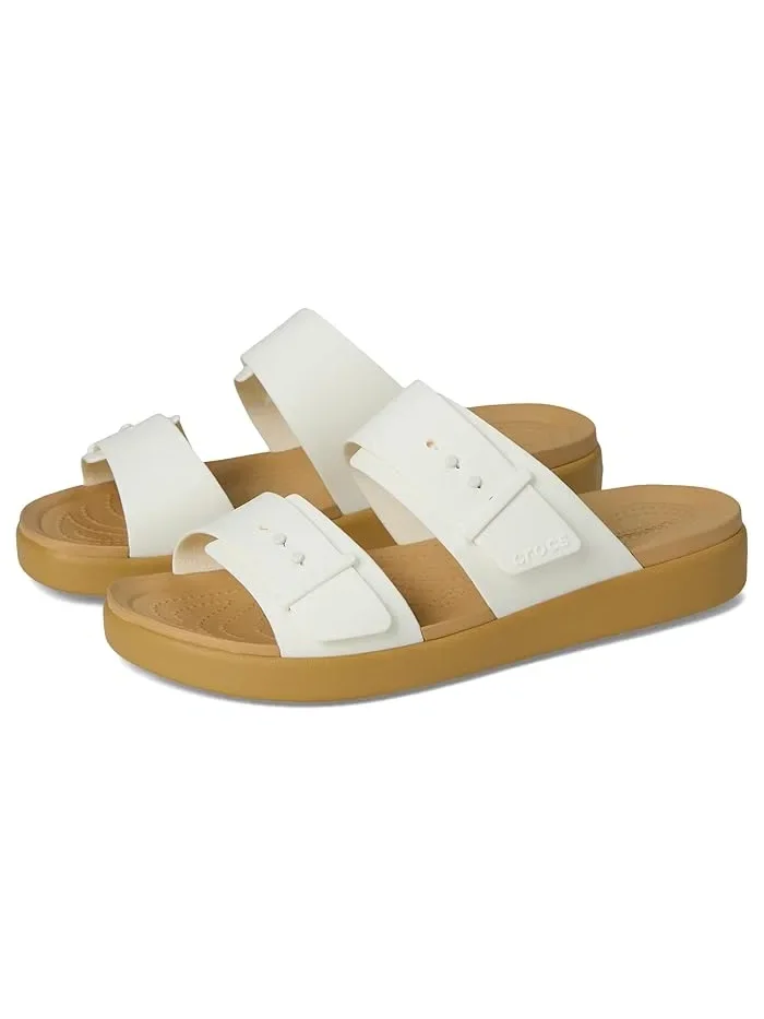 Босоножки платформа Brooklyn Buckle Low Crocs
