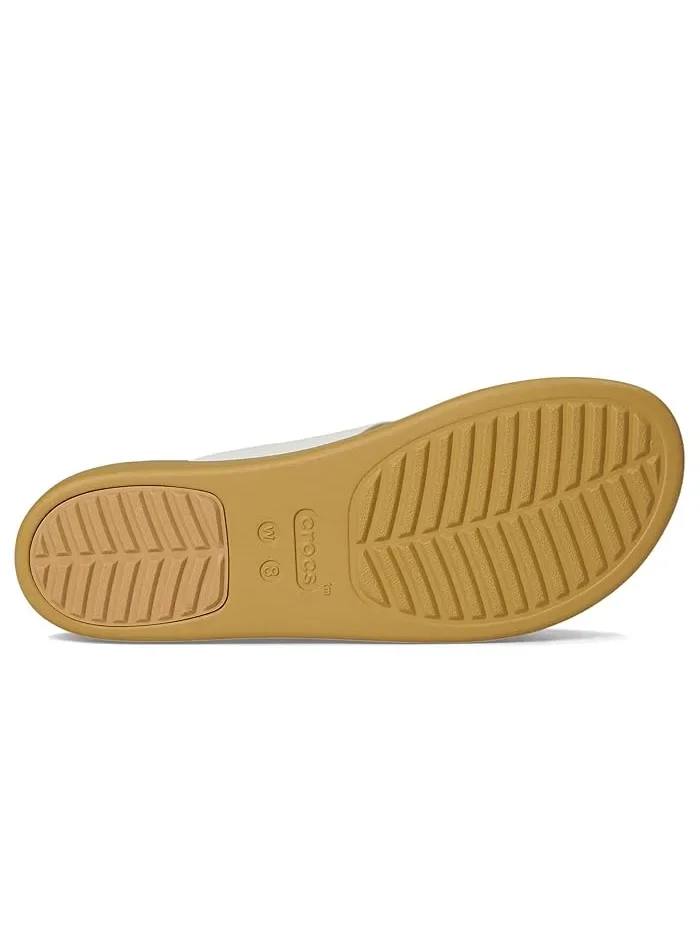 Босоножки платформа Brooklyn Buckle Low Crocs — изображение 3 из 4, бежевый