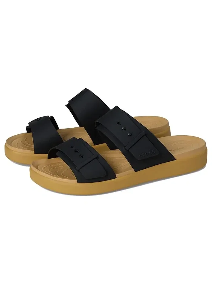 Туфли-лодочки на каблуке Brooklyn Buckle Low Crocs