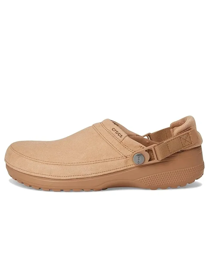 Клоги Classic Crafted Canvas Crocs, Milk Chocolate Suede — изображение 4 из 4, молочный шоколад