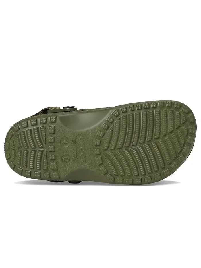 Клоги Classic Crafted Canvas Crocs — изображение 3 из 4, зеленый