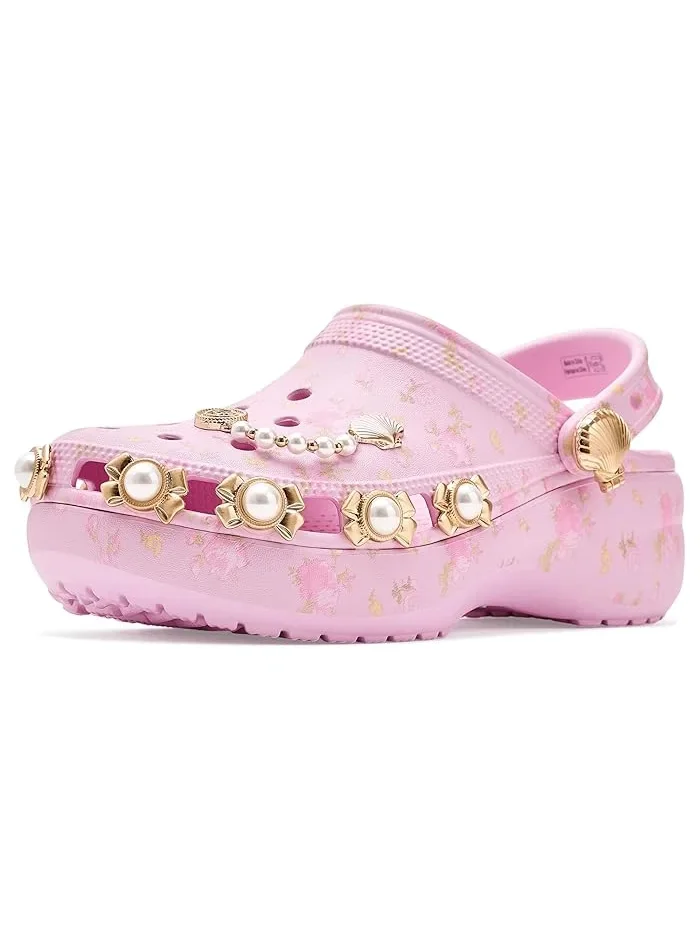 Сабо Classic Platform LoveShackFancy Crocs — изображение 2 из 4, розовый