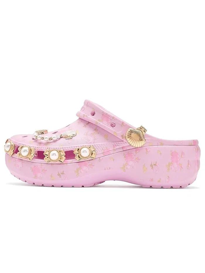 Сабо Classic Platform LoveShackFancy Crocs — изображение 4 из 4, розовый