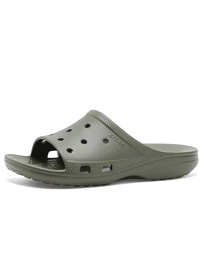 Сандалии Шлепанцы Saturday Crocs — изображение 1 из 4, оливковый