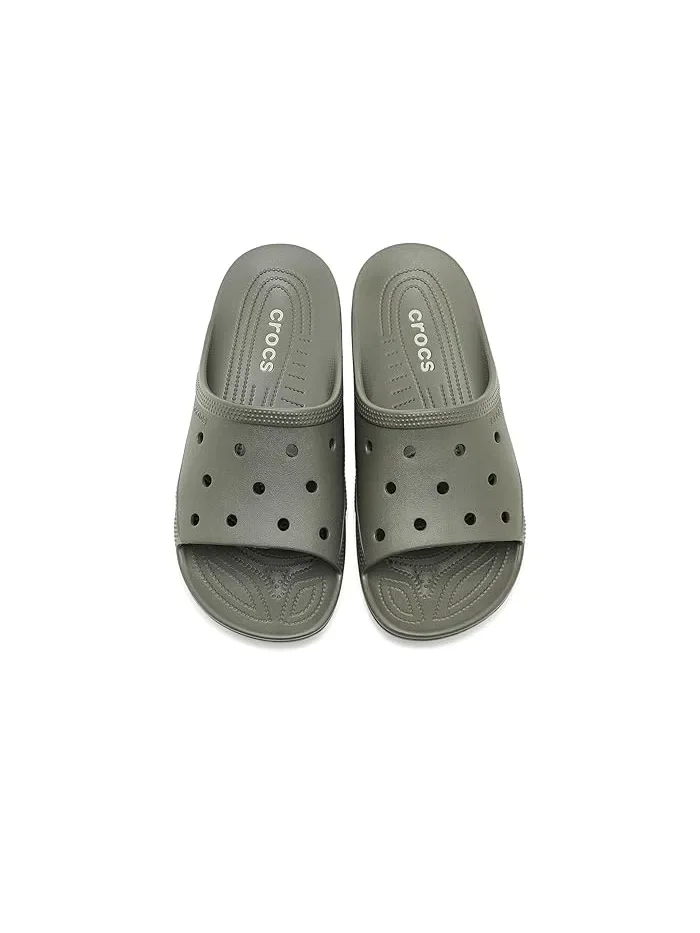 Сандалии Шлепанцы Saturday Crocs — изображение 2 из 4, оливковый