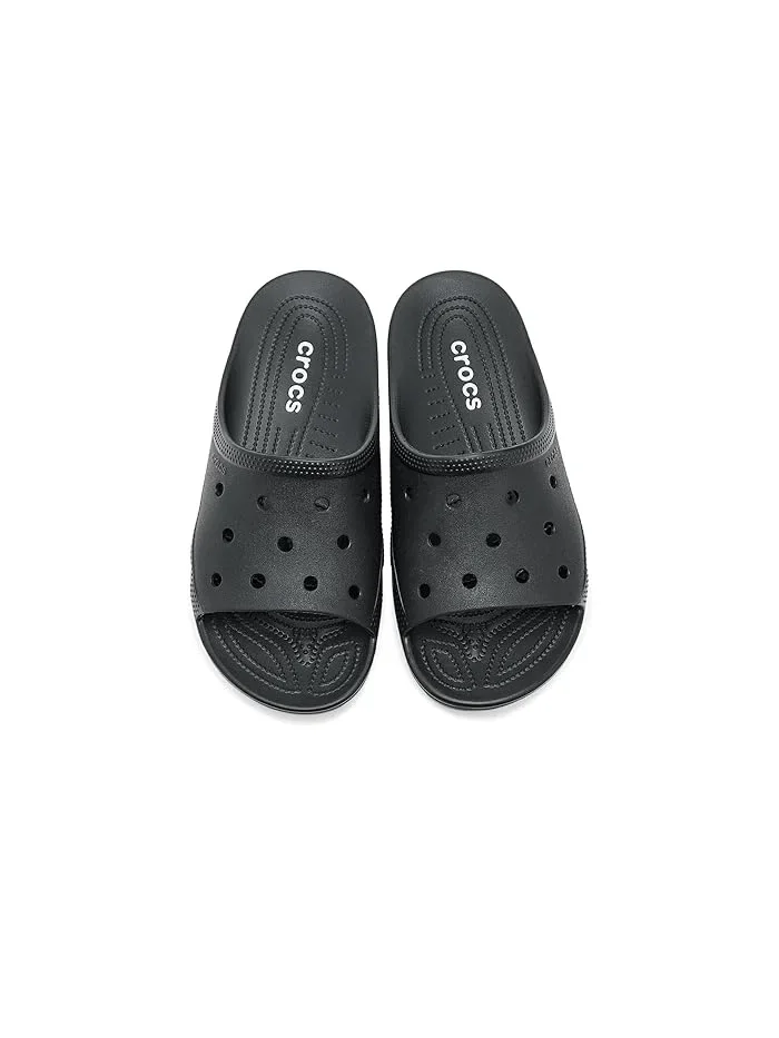 Сандалии с ключевой характеристикой Minimal Classic Saturday Slides Crocs — изображение 2 из 4, черный