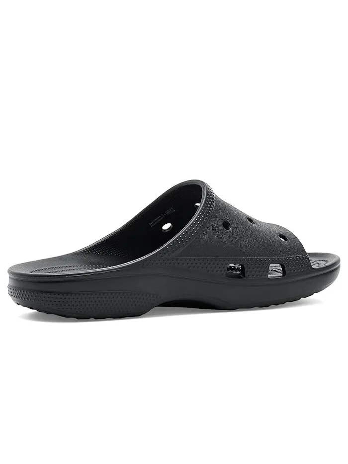 Сандалии с ключевой характеристикой Minimal Classic Saturday Slides Crocs — изображение 3 из 4, черный