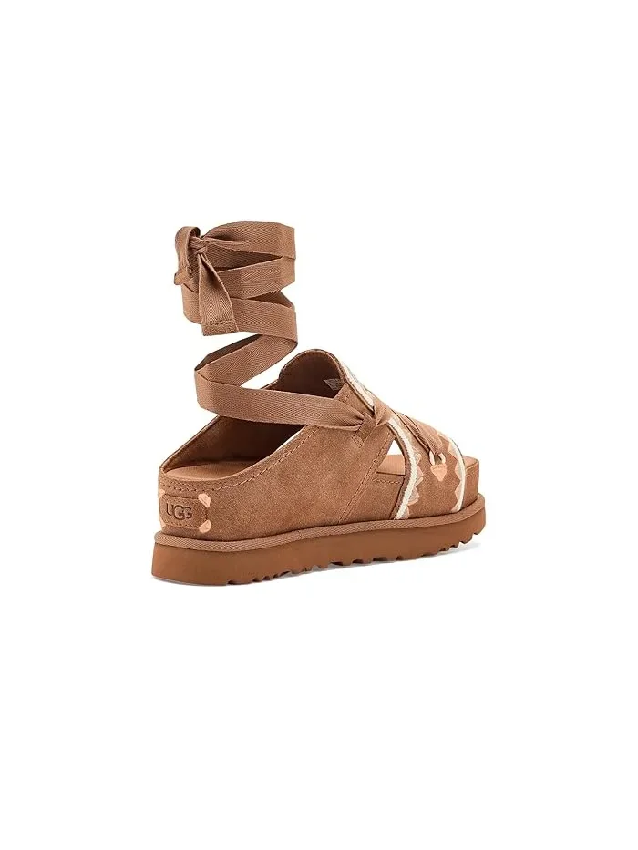 Сандалии с завязками Goldenstar Hi Artistitch UGG — изображение 2 из 4, мульти