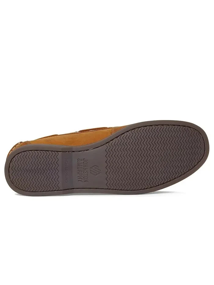 Туфли лодочки Zeke Boat Shoe Johnston & Murphy Kids — изображение 3 из 4, бежевый