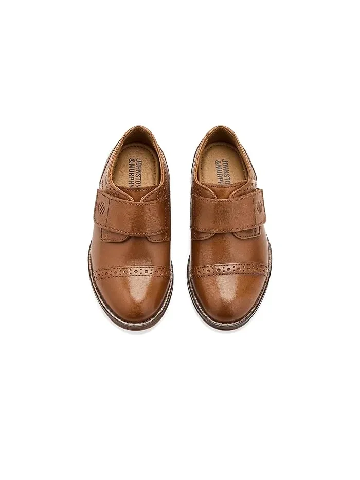 Оксфорды Conard Cap Toe Johnston & Murphy Kids — изображение 2 из 4, бежевый
