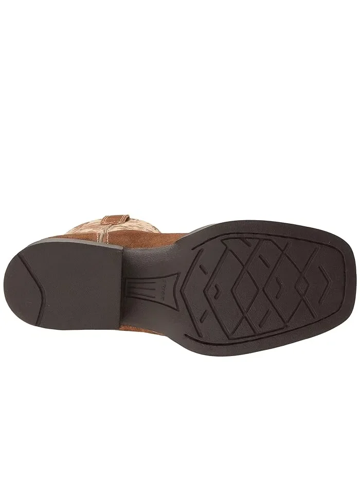Ботинки ковбойские Patriot Antique Ariat Kids — изображение 3 из 4, бледный