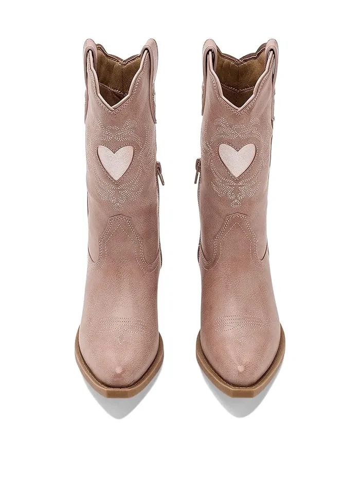 Ботинки с вырезами сердечки Iyla Heart Deco FRYE AND CO. Kids — изображение 2 из 4, розовый