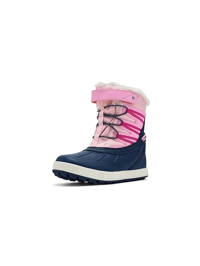 Ботинки водонепроницаемые Snow Bank 5.0 Merrell Kids — изображение 1 из 4, темно-синий/розовый