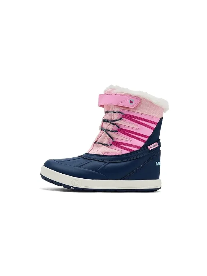 Ботинки водонепроницаемые Snow Bank 5.0 Merrell Kids — изображение 4 из 4, темно-синий/розовый
