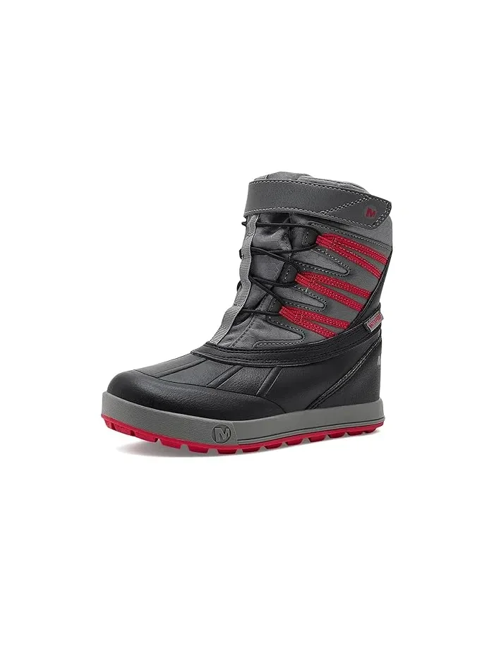 Ботинки водонепроницаемые Snow Bank 5.0 Merrell Kids — красный