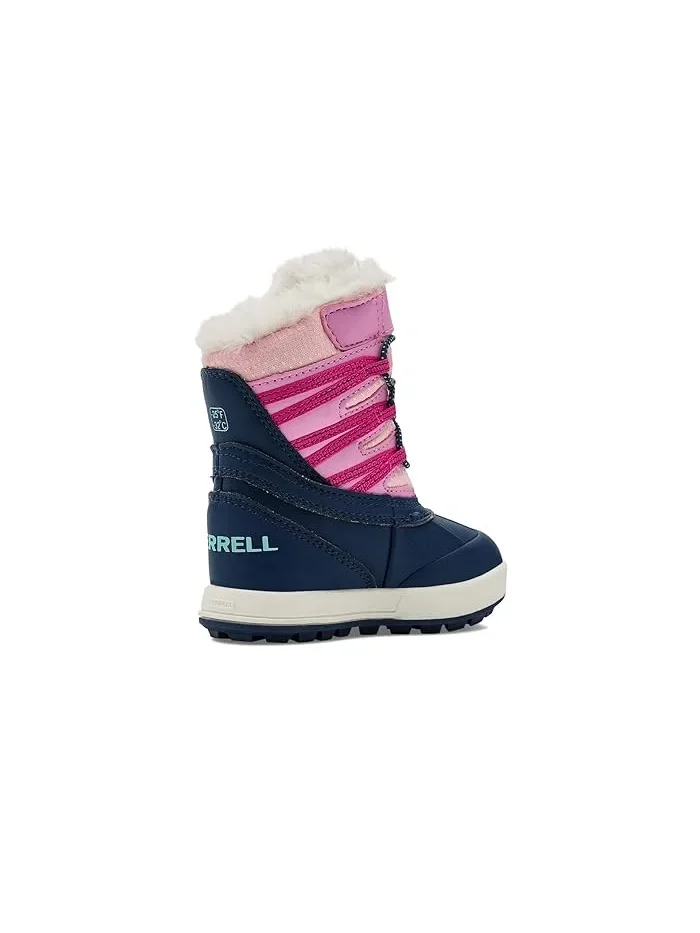 Ботинки водонепроницаемые Snow Bank 5.0 Jr. Merrell Kids — изображение 3 из 4, темно-синий/розовый